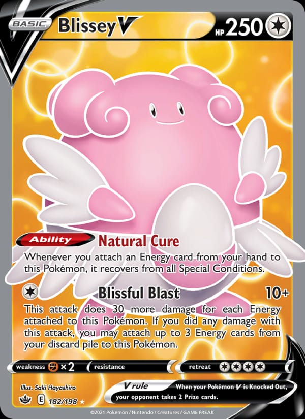 Blissey V 182/198 Chilling Reign (EN)