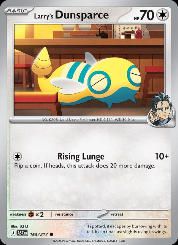 Larry's Dunsparce 163/217 Ascended Heroes (EN)