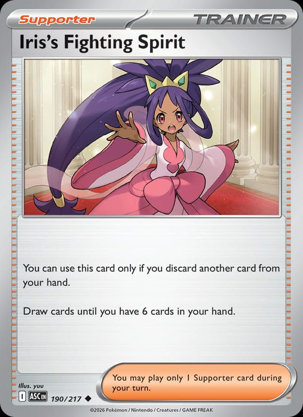 Iris's Fighting Spirit 190/217 Ascended Heroes (EN)