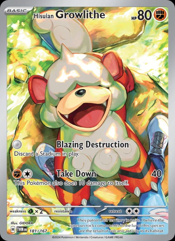 Hisuian Growlithe 181/167 Twilight Masquerade (EN)