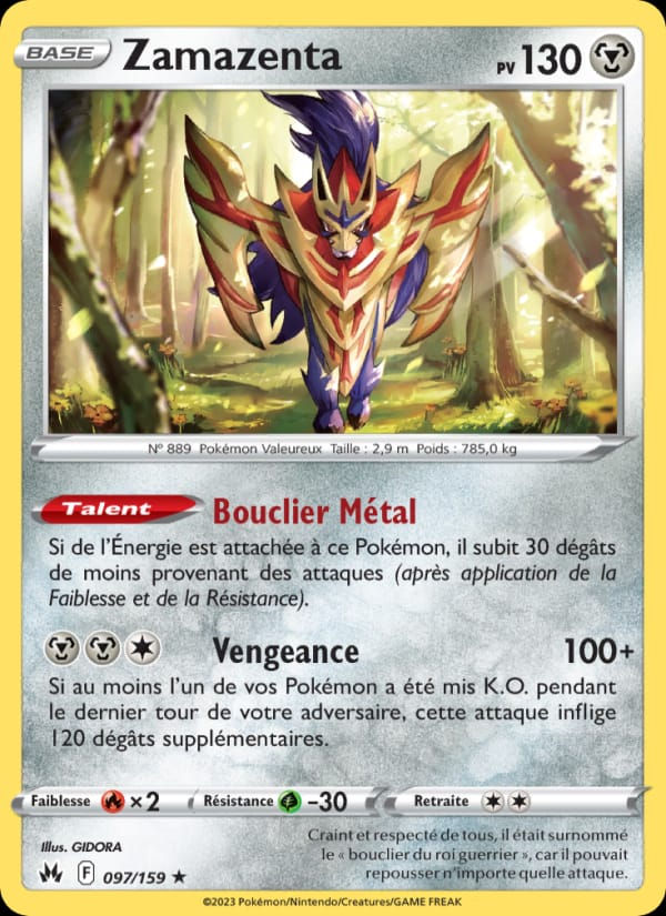Zamazenta 097/159 Zénith Suprême (FR)