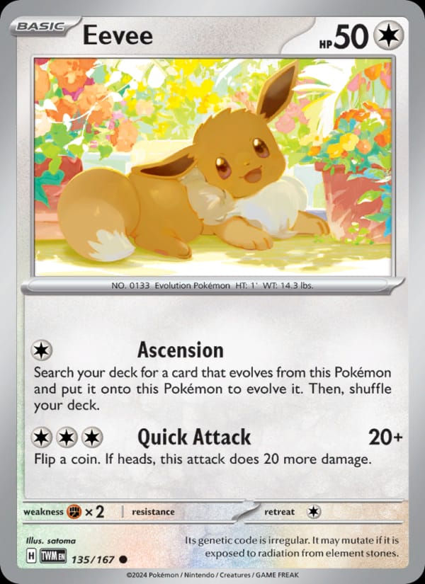 Eevee 135/167 Twilight Masquerade (EN)