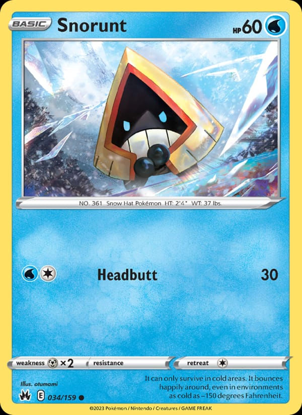 Snorunt 034/159 Crown Zenith (EN)