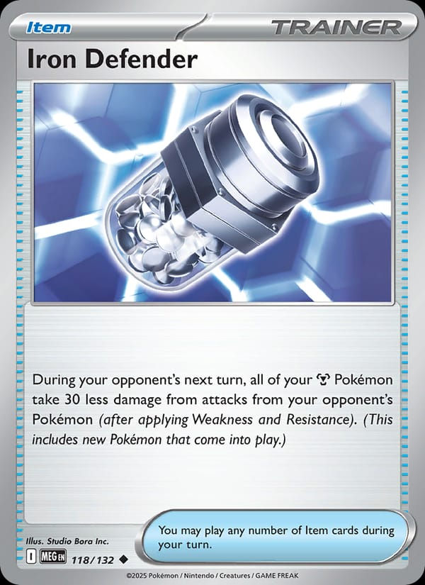 Iron Defender 118/132 Mega Evolution (EN)
