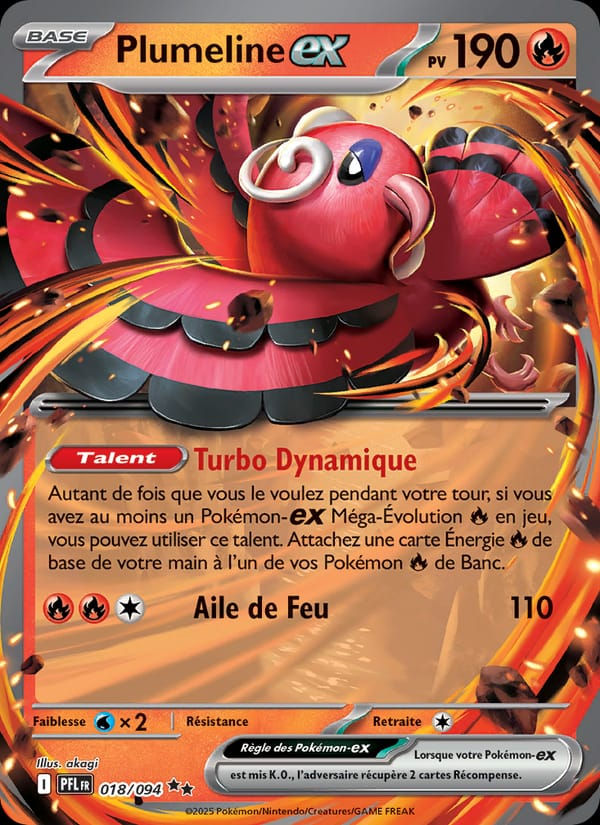 Plumeline-ex 018/094 Flammes Fantasmagoriques (FR)