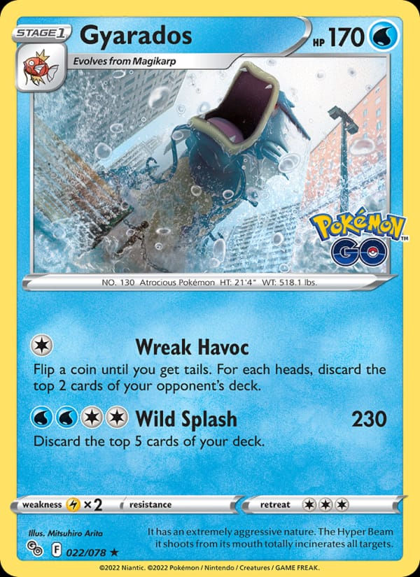 Gyarados 022/078 Pokémon GO (EN)