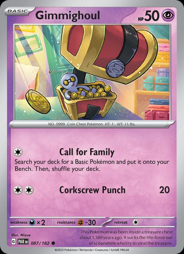 Gimmighoul 087/182 Paradox Rift (EN)