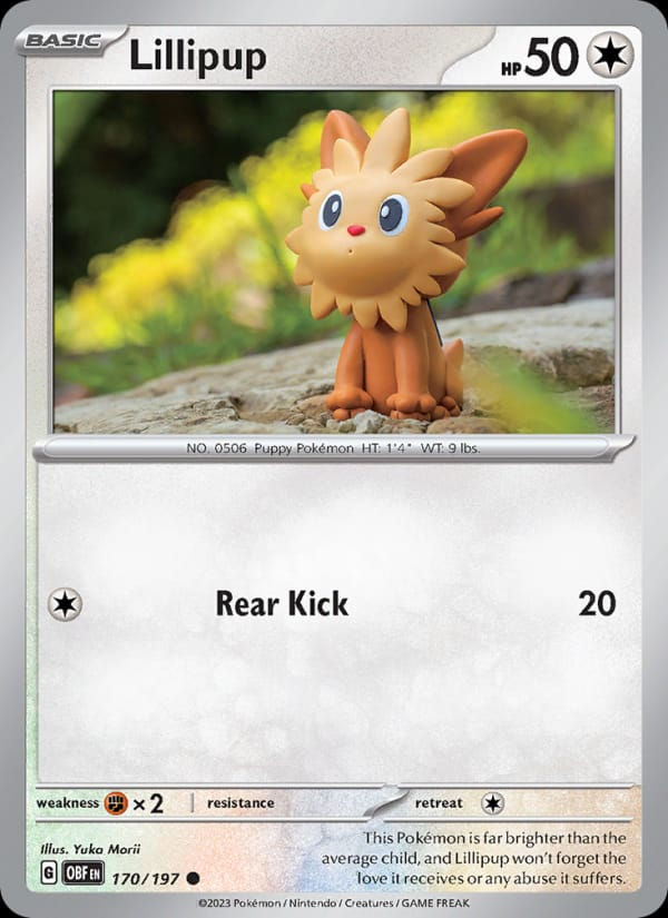 Lillipup 170/197 Obsidian Flames (EN)