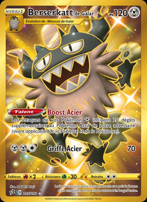 Berserkatt de Galar 205/192 Clash des Rebelles (FR)
