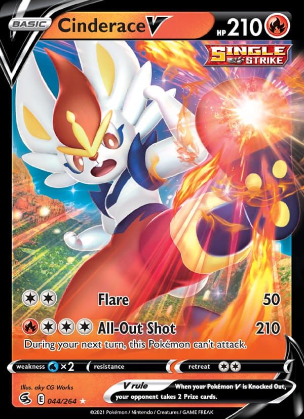 Cinderace V 044/264 Fusion Strike (EN)