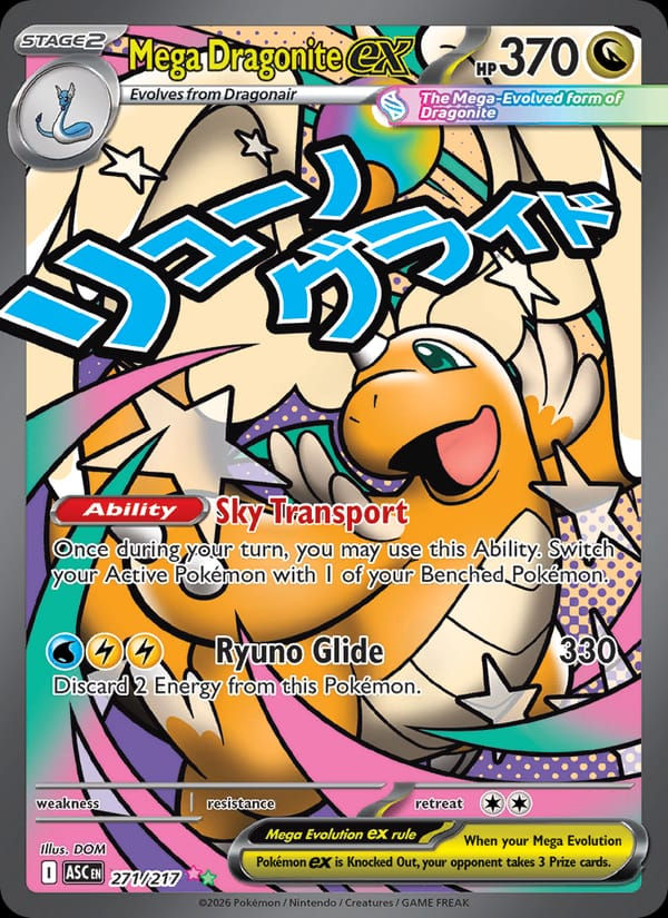 Mega Dragonite ex 271/217 Ascended Heroes (EN)