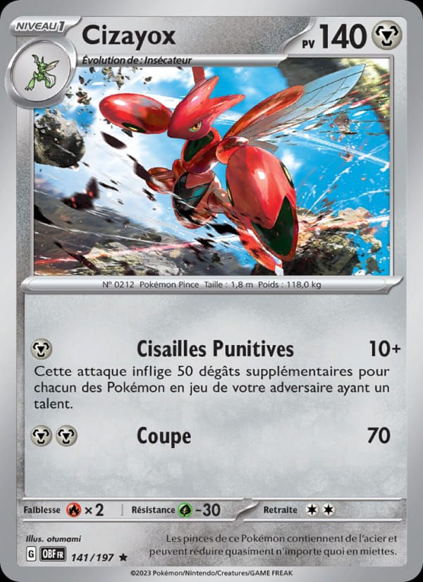 Cizayox 141/197 Flammes Obsidiennes (FR)