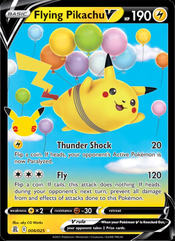 Flying Pikachu V 006/025 Celebrations (EN)