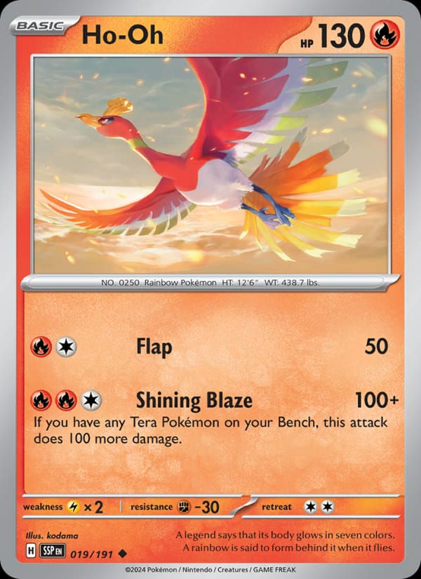Ho-Oh 019/191 Surging Sparks (EN)