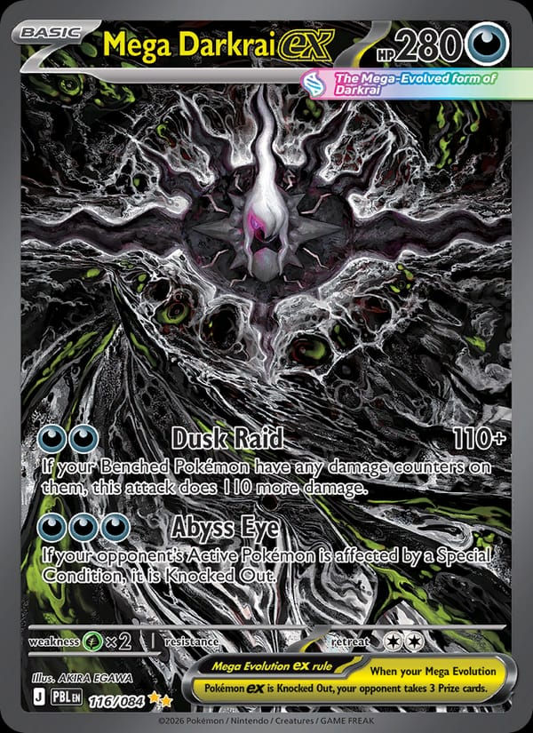 Mega Darkrai ex 116/084 Pitch Black (EN)