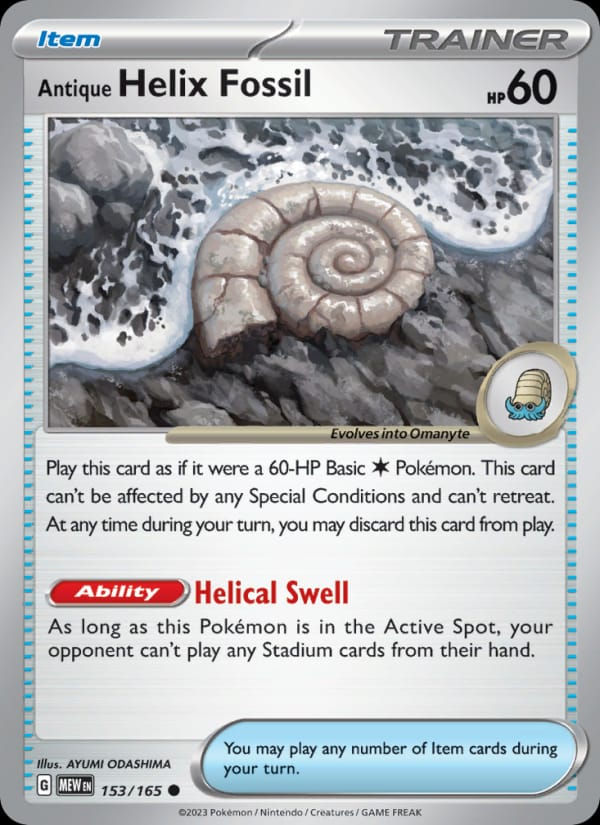 Antique Helix Fossil 153/165 151 (EN)