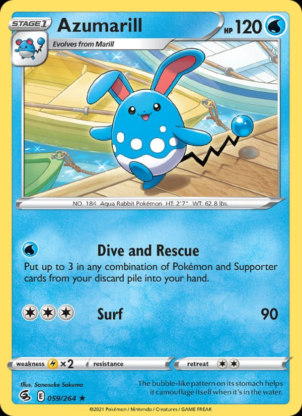 Azumarill 059/264 Fusion Strike (EN)