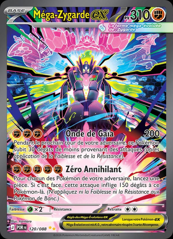 Méga-Zygarde-ex 120/088 Équilibre Parfait (FR)