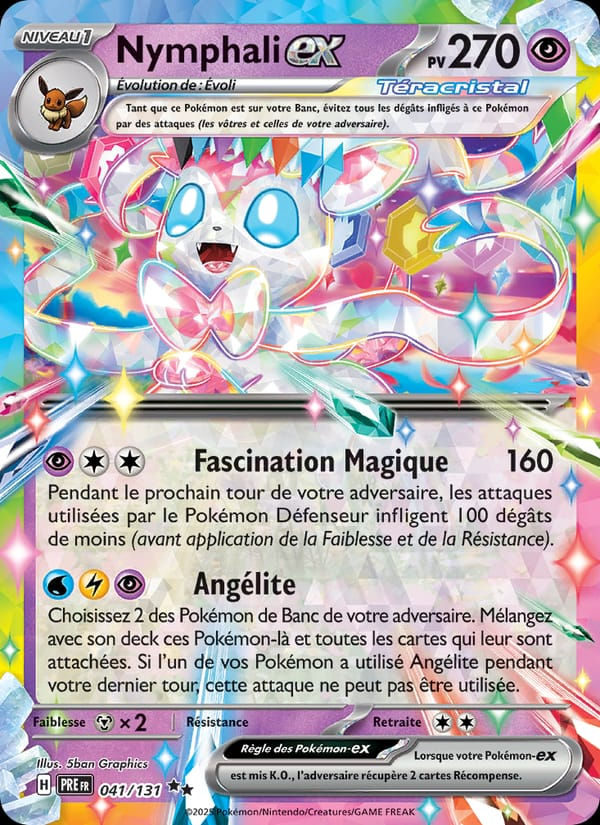 Nymphali-ex 041/131 Évolutions Prismatiques (FR)
