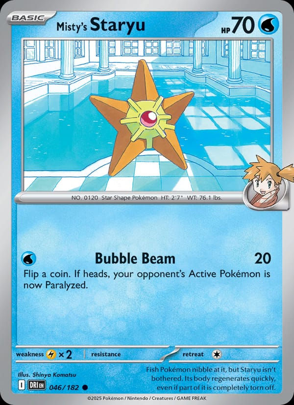 Misty's Staryu 046/182 Destined Rivals (EN)