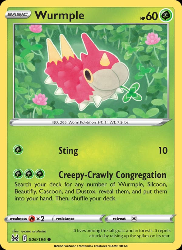 Wurmple 006/196 Lost Origin (EN)