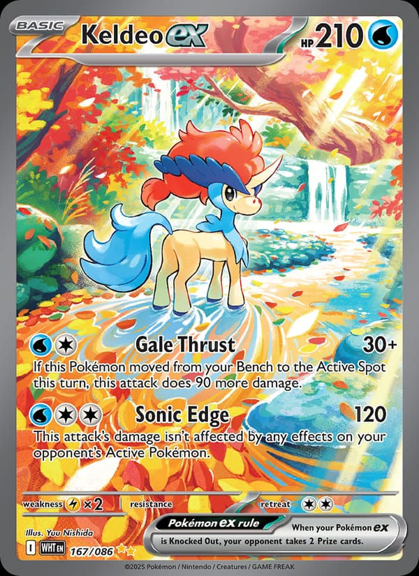 Keldeo ex 167/086 White Flare (EN)