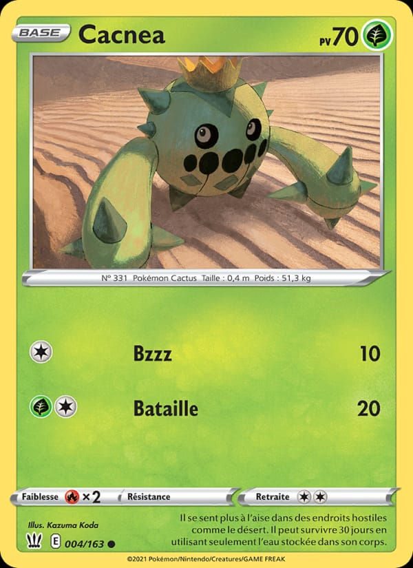 Cacnea 004/163 Styles de combat (FR)