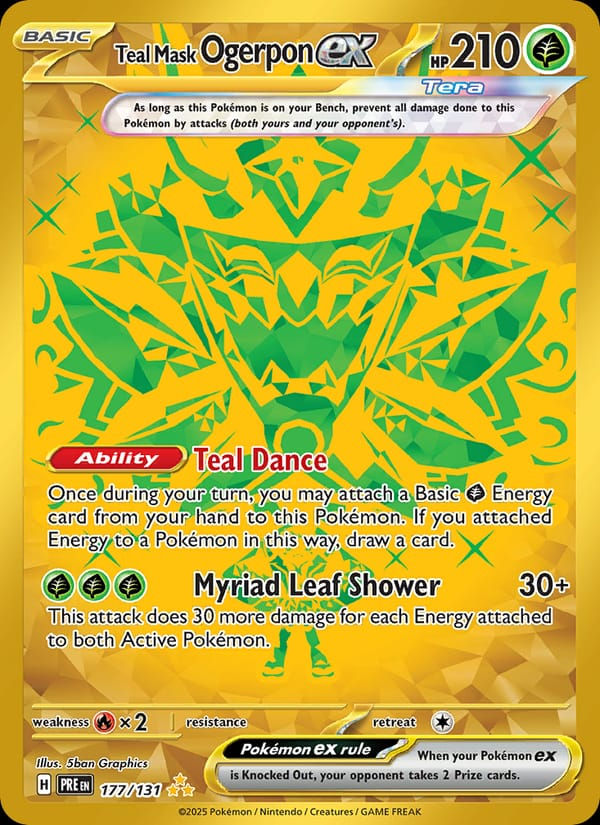 Teal Mask Ogerpon ex 177/131 Prismatic Evolutions (EN)