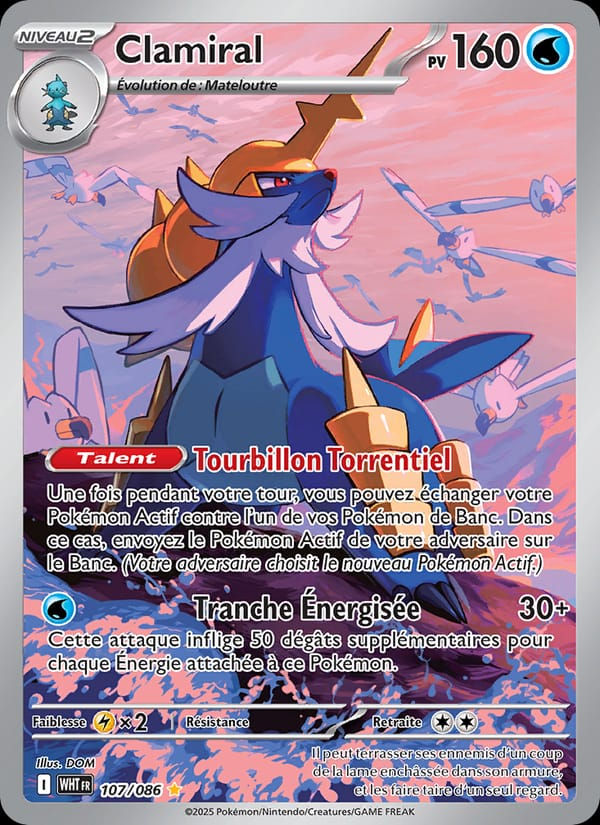 Clamiral 107/086 Flamme Blanche (FR)