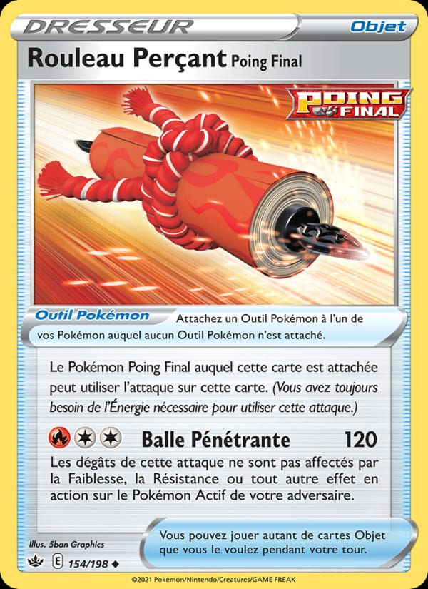 Rouleau Perçant Poing Final 154/198 Règne de Glace (FR)