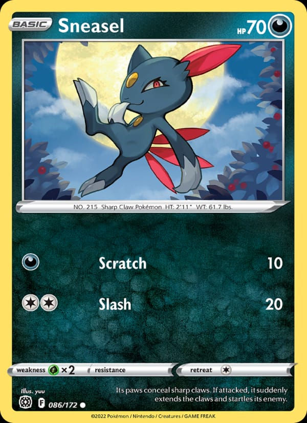 Sneasel 086/172 Brilliant Stars (EN)