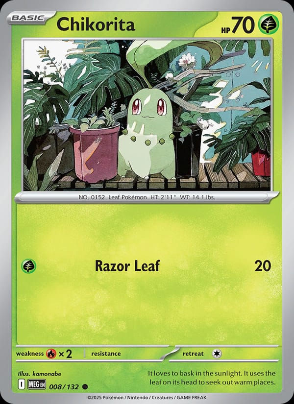 Chikorita 008/132 Mega Evolution (EN)