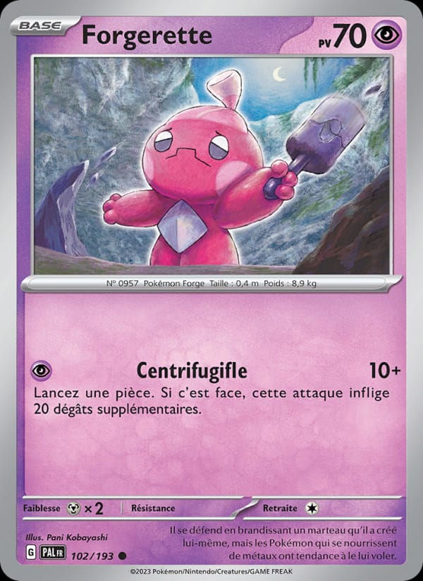 Forgerette 102/193 Évolutions à Paldea (FR)