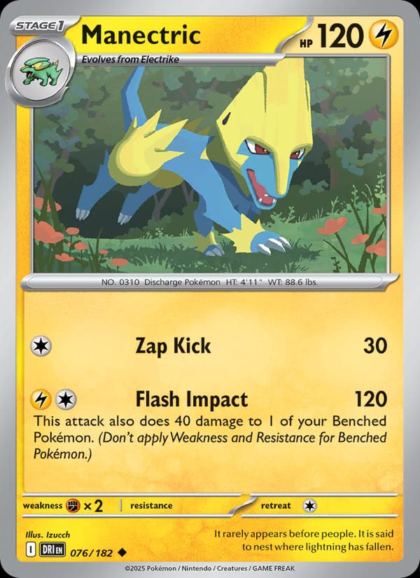 Manectric 076/182 Destined Rivals (EN)