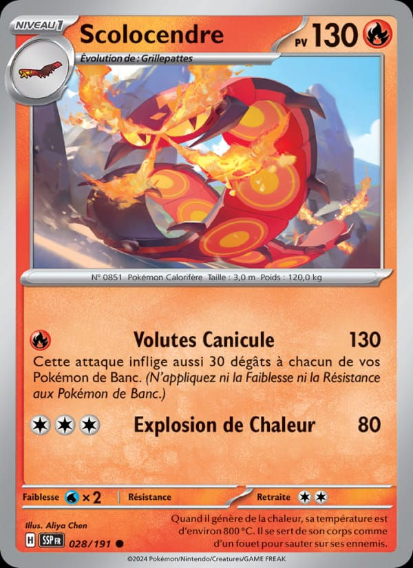 Scolocendre 028/191 Étincelles Déferlantes (FR)