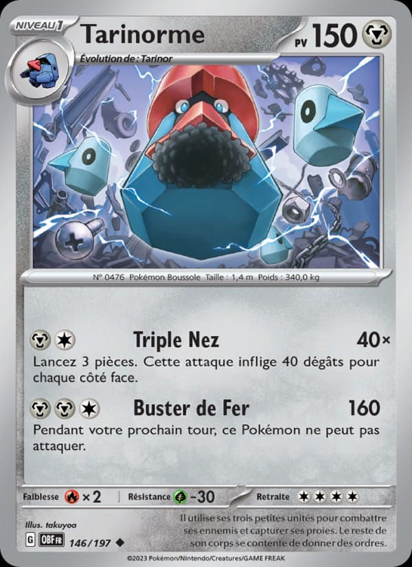 Tarinorme 146/197 Flammes Obsidiennes (FR)