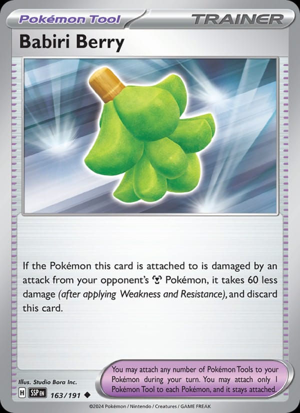 Babiri Berry 163/191 Surging Sparks (EN)