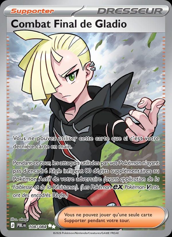 Combat Final de Gladio 108/084 Nuit Noire (FR)