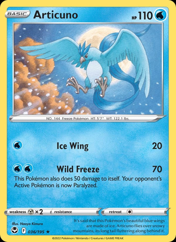 Articuno 036/195 Silver Tempest (EN)