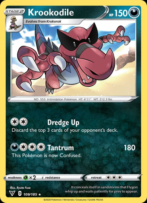 Krookodile 109/185 Vivid Voltage (EN)