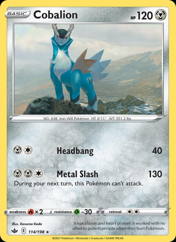 Cobalion 114/198 Chilling Reign (EN)