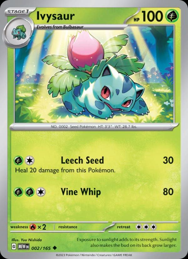 Ivysaur 002/165 151 (EN)