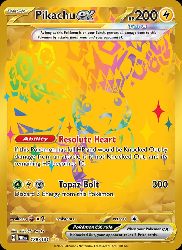 Pikachu ex 179/131 Prismatic Evolutions (EN)