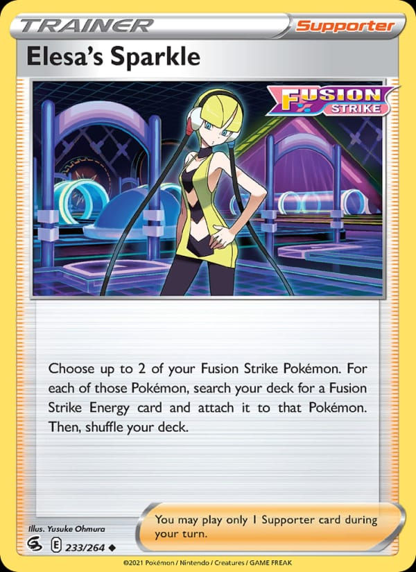 Elesa's Sparkle 233/264 Fusion Strike (EN)