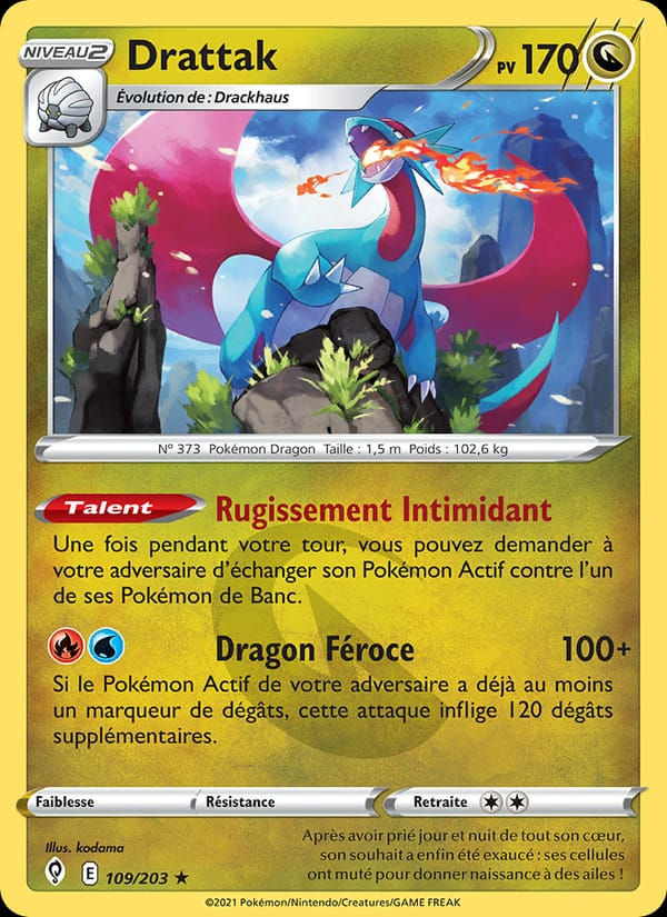 Drattak 109/203 Évolution Céleste (FR)
