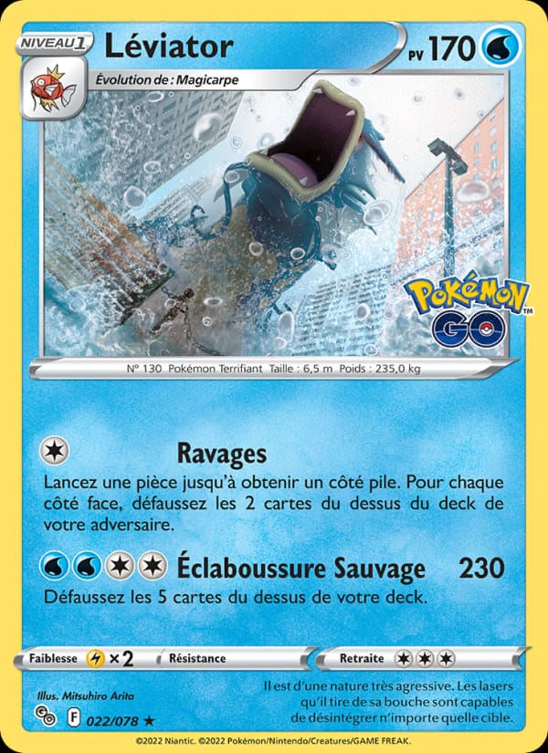 Léviator 022/078 Pokémon GO (FR)