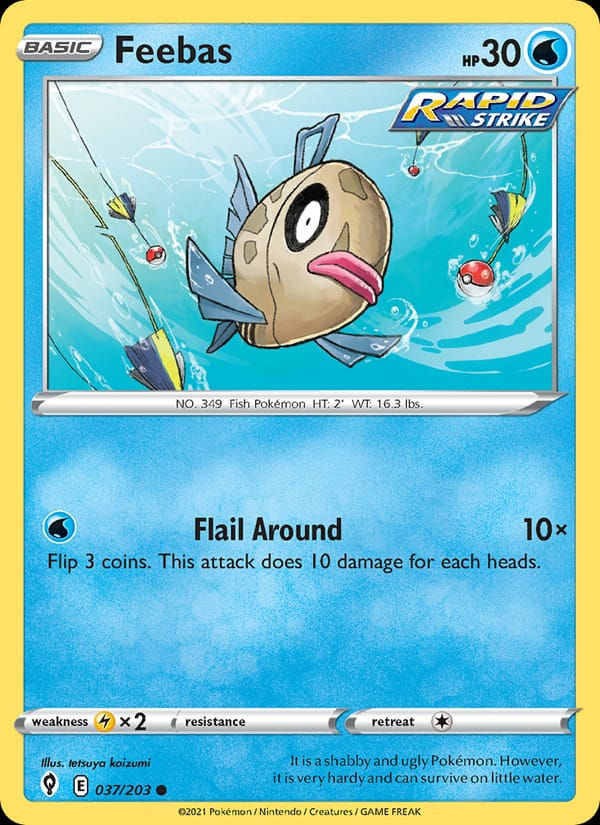 Feebas 037/203 Evolving Skies (EN)