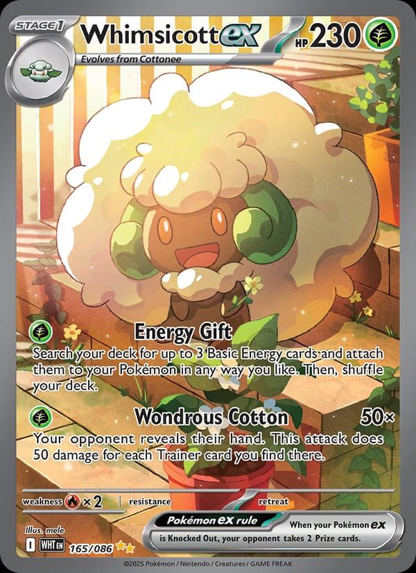 Whimsicott ex 165/086 White Flare (EN)