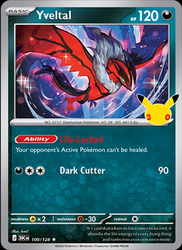 Yveltal 100/128 30th Celebration (EN)