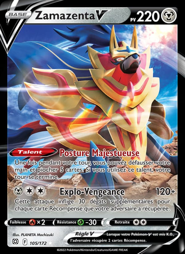 Zamazenta V 105/172 Stars Étincelantes (FR)